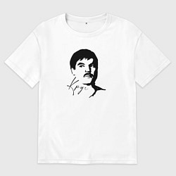 Мужская футболка оверсайз Лицо Михаила