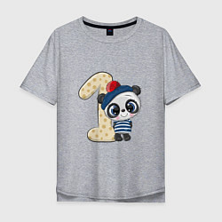 Мужская футболка оверсайз Baby Panda