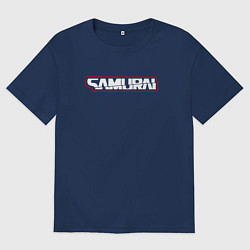Мужская футболка оверсайз Samurai 2077 - Демон Они