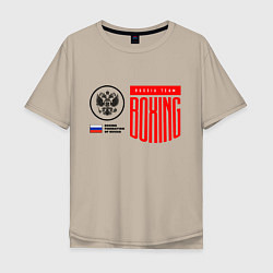 Мужская футболка оверсайз Boxing federation of Russia