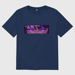 Мужская футболка оверсайз Бог вечности - Шогун Райден