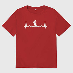 Мужская футболка оверсайз Настоящий турист