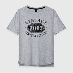 Мужская футболка оверсайз Винтаж 2003 ограниченный выпуск