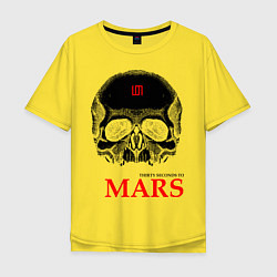 Мужская футболка оверсайз 30 STM: Skull