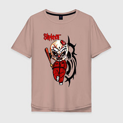 Мужская футболка оверсайз Slipknot fan