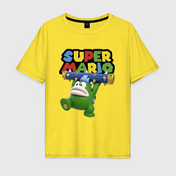 Футболка оверсайз мужская Super Mario - Spike - Character, цвет: желтый
