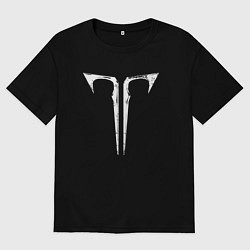 Мужская футболка оверсайз Lost ark logo