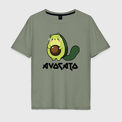 Мужская футболка оверсайз Avocado - AvoCATo - Joke