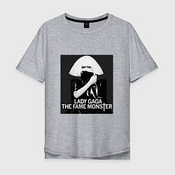 Мужская футболка оверсайз Lady gaga the fame monster