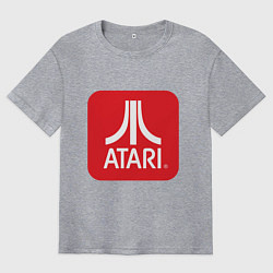 Мужская футболка оверсайз Atari logo