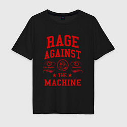 Мужская футболка оверсайз Rage Against the Machine красный