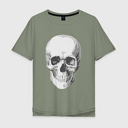 Мужская футболка оверсайз Platinum Cut Skull