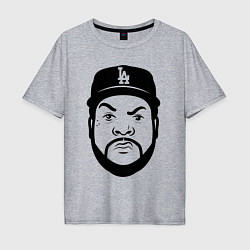 Мужская футболка оверсайз Ice Cube - head