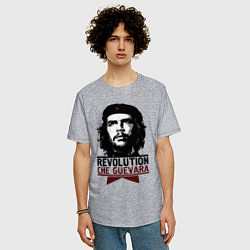 Футболка оверсайз мужская Revolution hero, цвет: меланж — фото 2