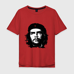Футболка оверсайз мужская Ernesto Che Guevara, цвет: красный