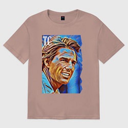 Мужская футболка оверсайз Tom Cruise - film actor