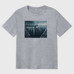 Футболка оверсайз мужская Prometheus - 1899, цвет: меланж