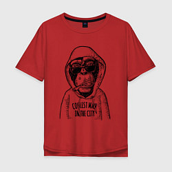 Мужская футболка оверсайз Monkey hipster