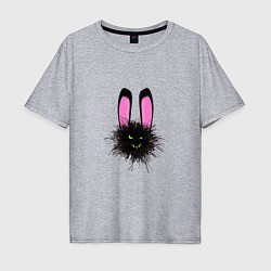 Футболка оверсайз мужская Bunny dust, цвет: меланж