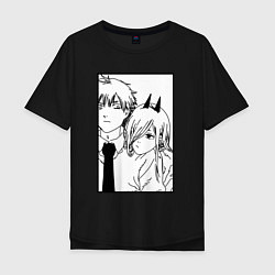 Мужская футболка оверсайз Пауэр и Дэнджи