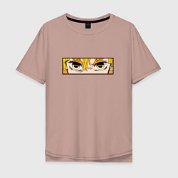 Мужская футболка оверсайз Зеницу агацума - глаза