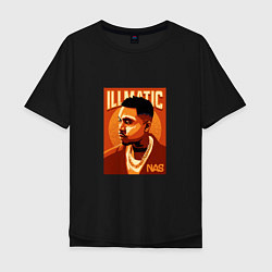 Мужская футболка оверсайз Nas Illmatic