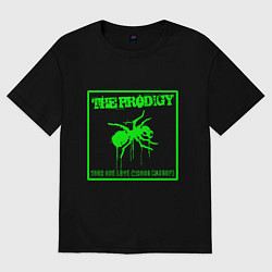Футболка оверсайз мужская The prodigy band, цвет: черный