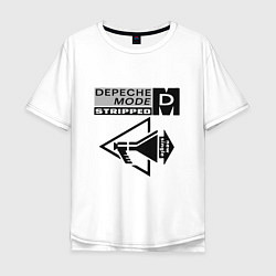 Мужская футболка оверсайз Depeche mode new wave