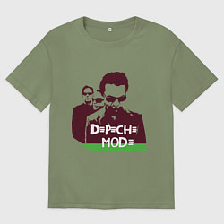 Мужская футболка оверсайз DM portrait