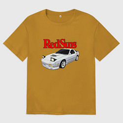 Мужская футболка оверсайз Red Suns