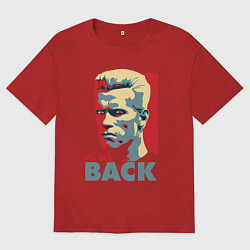 Мужская футболка оверсайз Терминатор арт