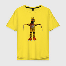 Футболка оверсайз мужская Сломанная Чика, цвет: желтый