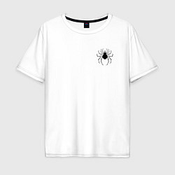 Мужская футболка оверсайз Лого паука