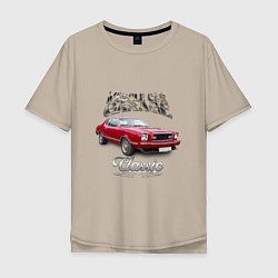 Мужская футболка оверсайз Маслкар Ford Mustang