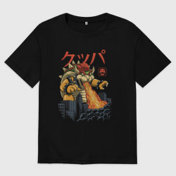 Мужская футболка оверсайз Боузер Марио