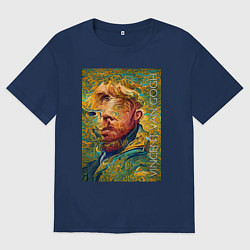 Мужская футболка оверсайз Abstract Vincent van Gogh - surrealism self-portra