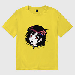 Футболка оверсайз мужская Меланхоличная Ями, цвет: желтый