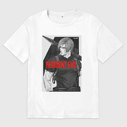 Мужская футболка оверсайз Леон с базукой - Resident