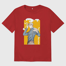 Мужская футболка оверсайз Магическая битва Нанами Кенто