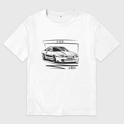 Мужская футболка оверсайз Toyota Supra MK3