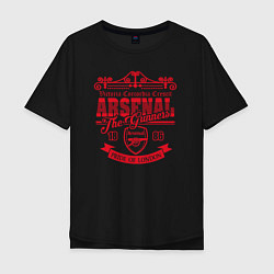 Футболка оверсайз мужская Arsenal 1886, цвет: черный