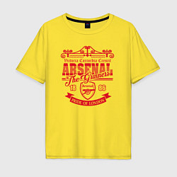 Мужская футболка оверсайз Arsenal 1886