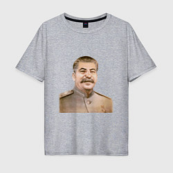 Мужская футболка оверсайз Товарищ Сталин бюст