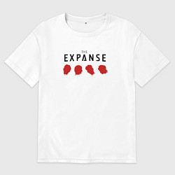 Мужская футболка оверсайз The expanse - Heads