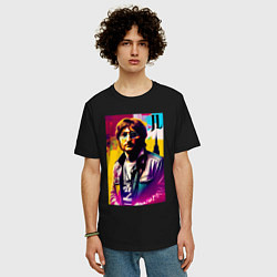 Футболка оверсайз мужская John Lennon - world legend, цвет: черный — фото 2