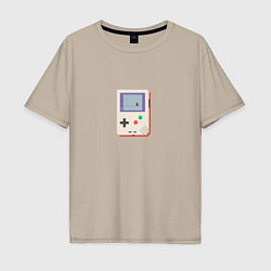 Мужская футболка оверсайз Игровая консоль Геймбой