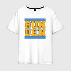 Мужская футболка оверсайз Run Denver Nuggets