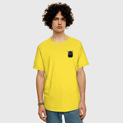 Футболка оверсайз мужская Pikachu ninja, цвет: желтый — фото 2