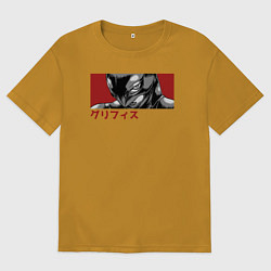 Футболка оверсайз мужская Гриффит Фемто, цвет: горчичный
