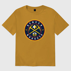 Мужская футболка оверсайз Denver Nuggets